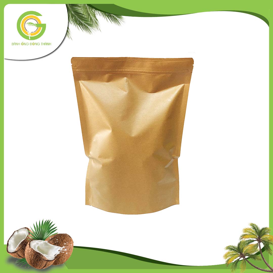 Bánh ống Đông Thành thơm ngon - Bánh ống xứ dừa dạng túi- Đặc sản Bến Tre túi bánh ống dừa