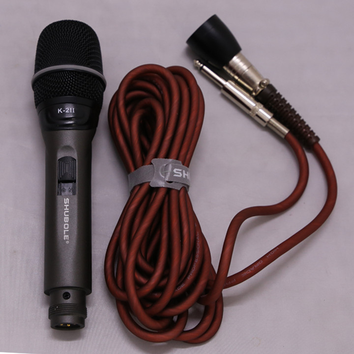 Micro Karaoke Có Dây Shubole K-2II (1 Mic) - Hàng Chính Hãng