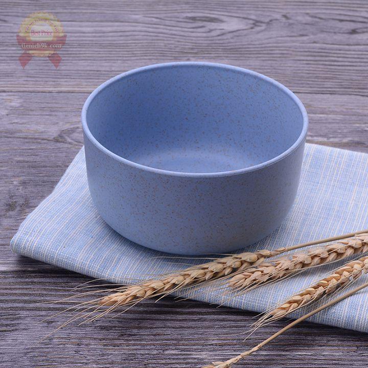 Bát ăn cơm cao cấp nhựa lúa mạch chịu nhiệt kháng khuẩn nhiều màu đồ dùng nhà bếp