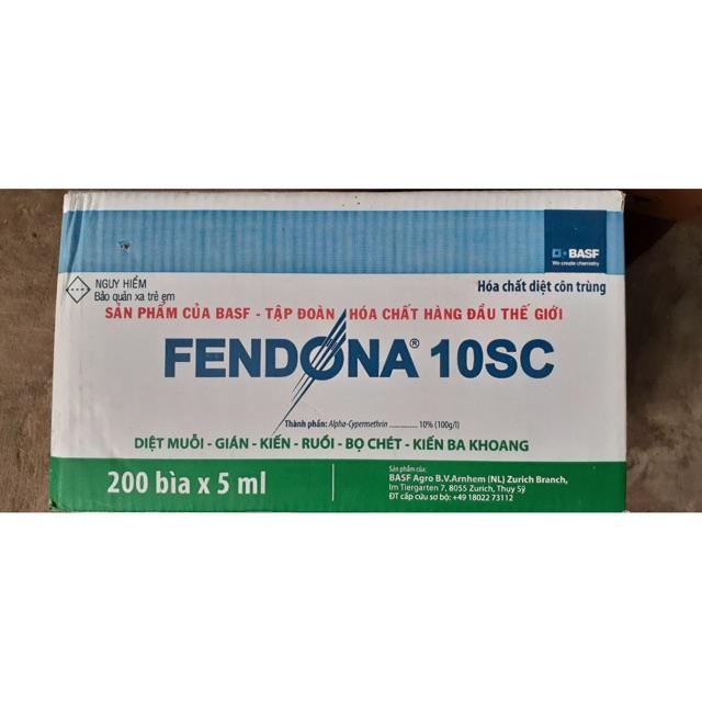 Thuốc diệt muỗi, kiến, gián, bọ chét PENDONA 10SC gói 5ml
