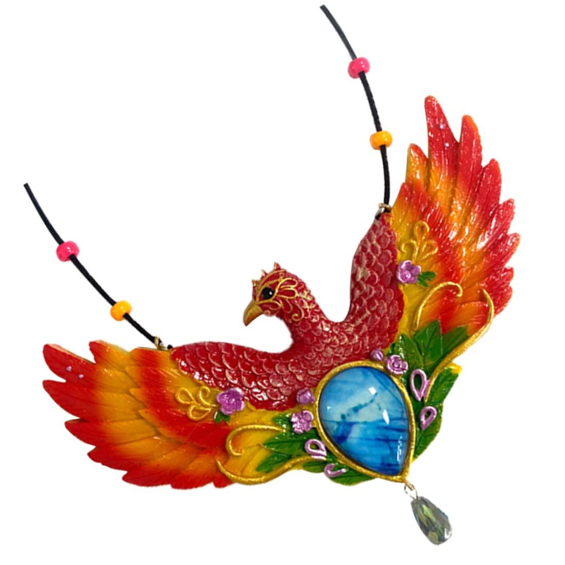 Nhiều Màu Sắc Phượng Hoàng Vật Trang Trí Nhựa Tượng Con Công Treo Mặt Dây Treo Tường Nghệ Thuật Thủ Công Phong Cách Trang Trí 1 Tượng Trang Trí Nhựa Đồ Trang Trí