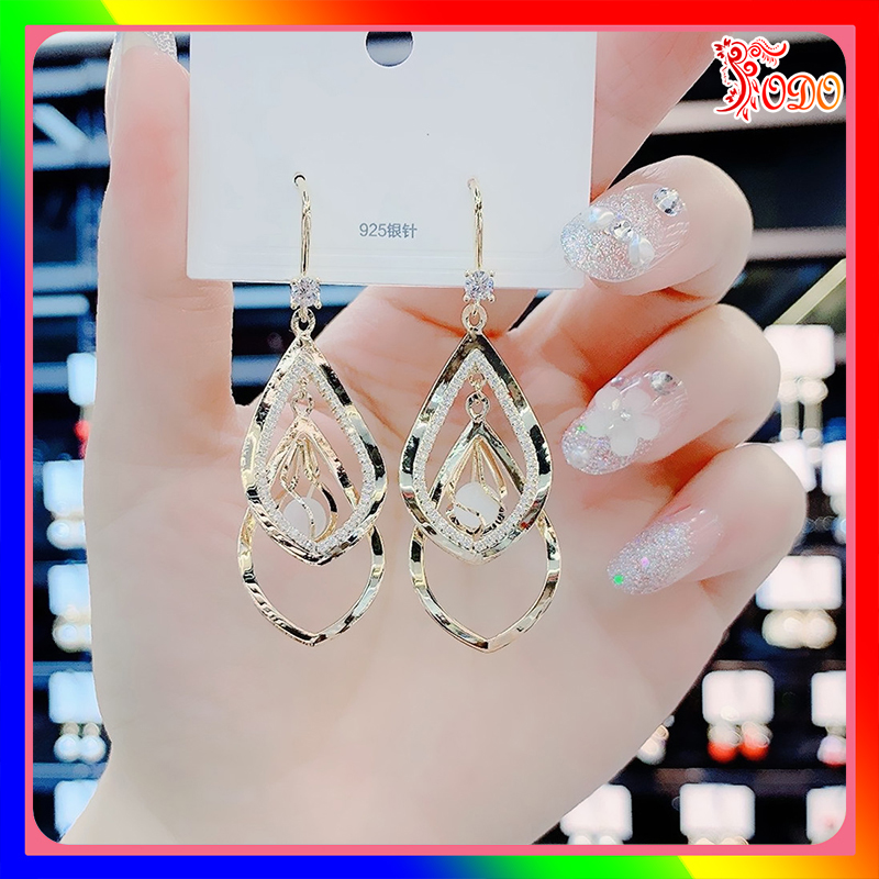 Bông tai kiểu đáng yêu trang nhã thu đông đi dạo sang chảnh đi tiệc dễ thương tua rua IM626 - [Thời Trang ToDo