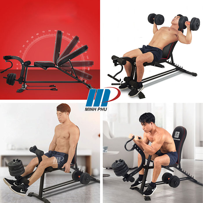 Ghế tập tạ đa năng MK-031 | Dụng cụ tập GYM nhỏ gọn giá rẻ