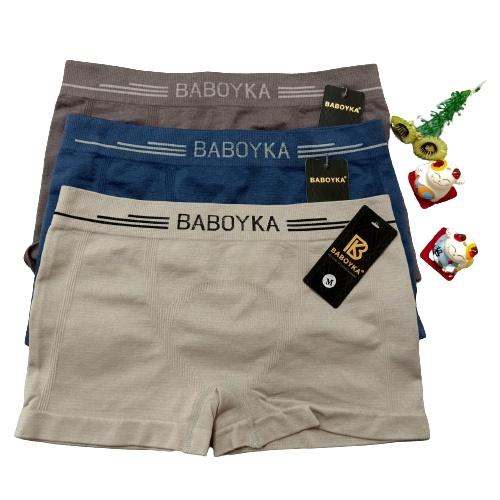 COMBO 3 Quần Lót Nam Sịp Đùi Nam Chất Bambo Thương Hiệu BABOYKA Thoáng Mát Khi Mặc, Co Giãn 4 Chiều