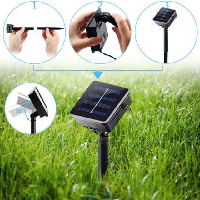 Đèn Trang Trí Ngoài Trời Dây Đèn Chống Nước Chery Snown Năng Lượng Mặt Trời