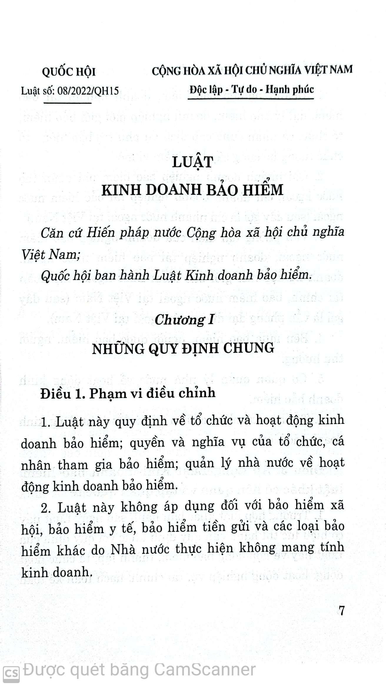 Luật Kinh doanh bảo hiểm