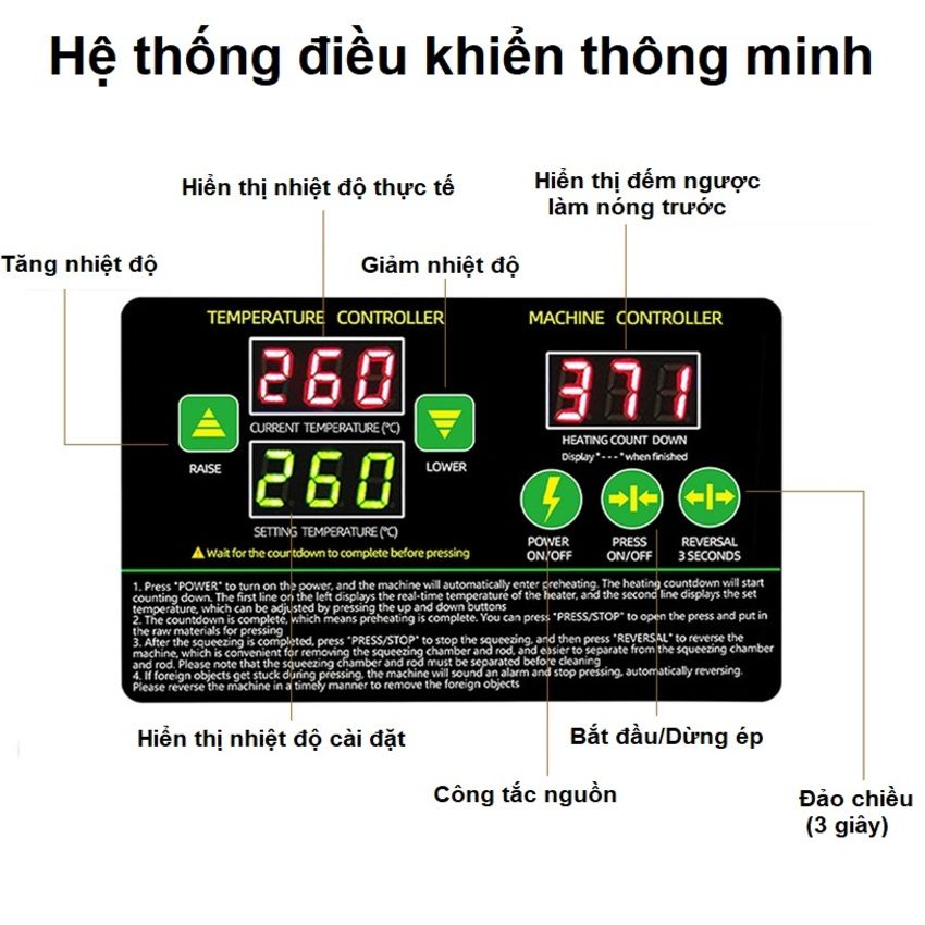 [HÀNG NHẬP KHẨU] Máy ép dầu ăn thực vật chuyên dụng, dùng trong gia đình (1000W) Thương hiệu Mỹ cao cấp Septree - T2S