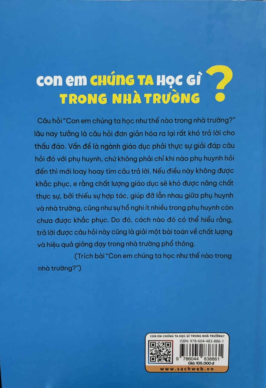 Con em chúng ta học gì trong nhà trường? - Nguyễn Minh Hải