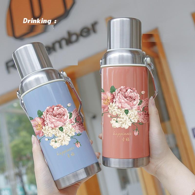 Phích giữ nhiệt, bình giữ nhiệt dáng cổ điển 600ml