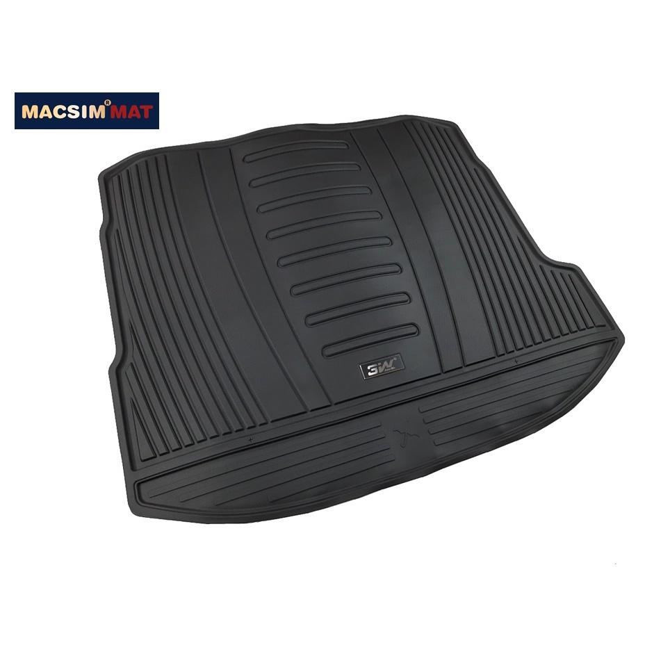 Thảm lót cốp xe ô tô Audi A3 2021+ nhãn hiệu Macsim 3W chất liệu TPE cao cấp màu đen