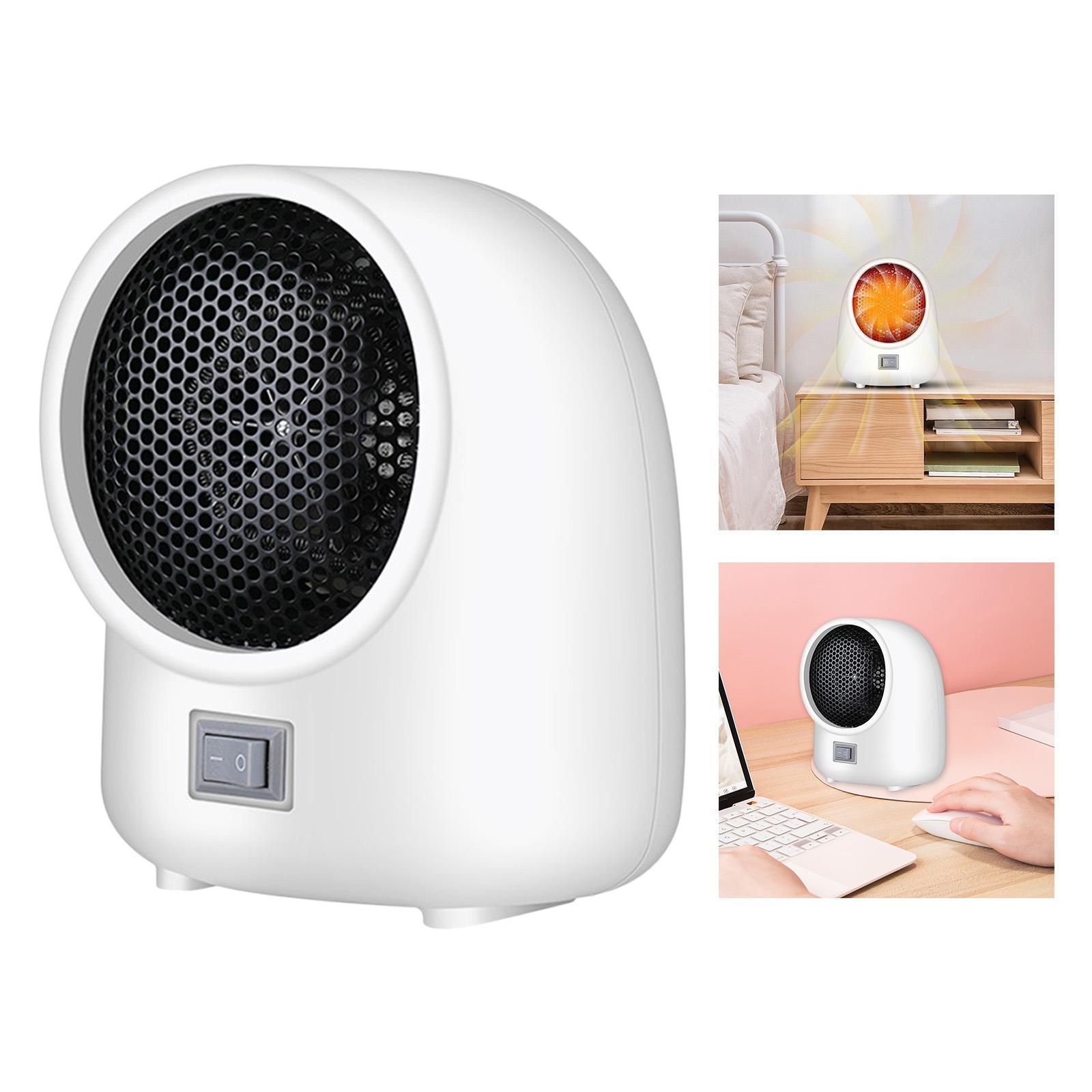 Mini Space Fan Heater Electric 400W Overheat Protection Convection Heating