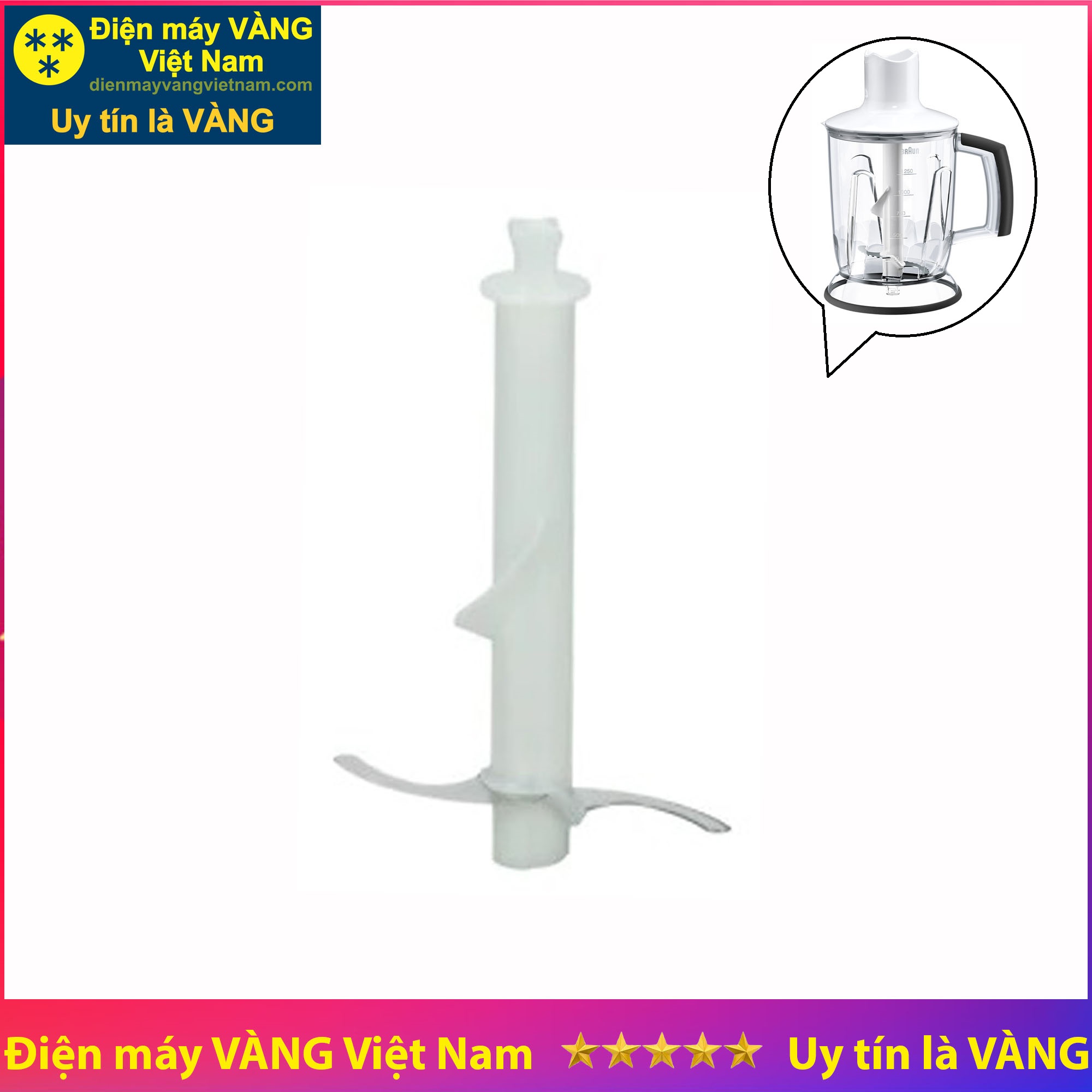 Dao xay thịt cối BC 1.25l cho máy xay cầm tay MQ5245 MQ5045 MQ545 MQ3045 MQ7045 MQ9045 MQ9047 MQ745