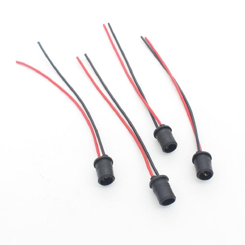 5packs T10  Wedge Light Bulb Socket Connector Holder For Auto Truck Boat