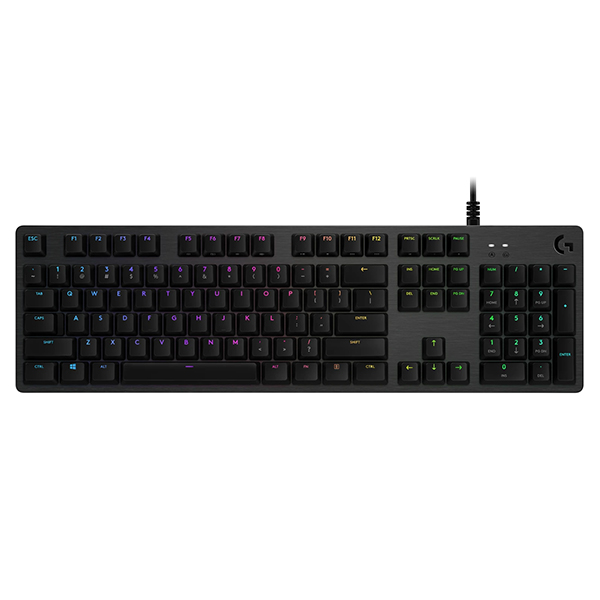 BÀN PHÍM CHƠI GAME CƠ HỌC RGB LIGHTSYNC G512 (G512 LIGHTSYNC RGB MECHANICAL GAMING KEYBOARD) (GX Brown Tactile)- Hàng chính hãng