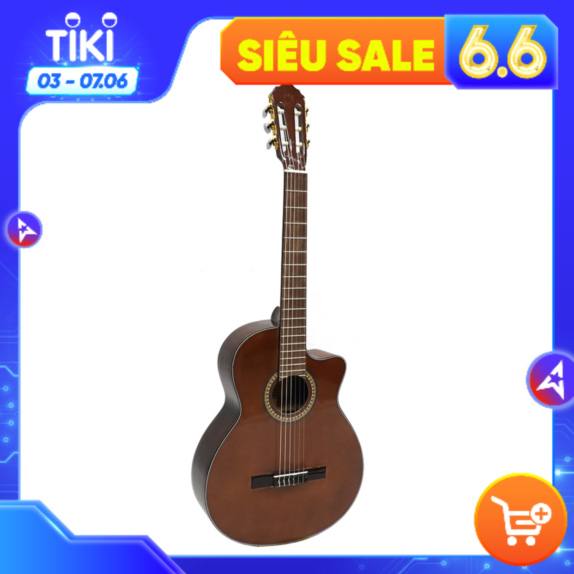 Đàn Guitar Classic Việt Nam GC-20HL Full Phụ Kiện Cho Người Mới Chơi