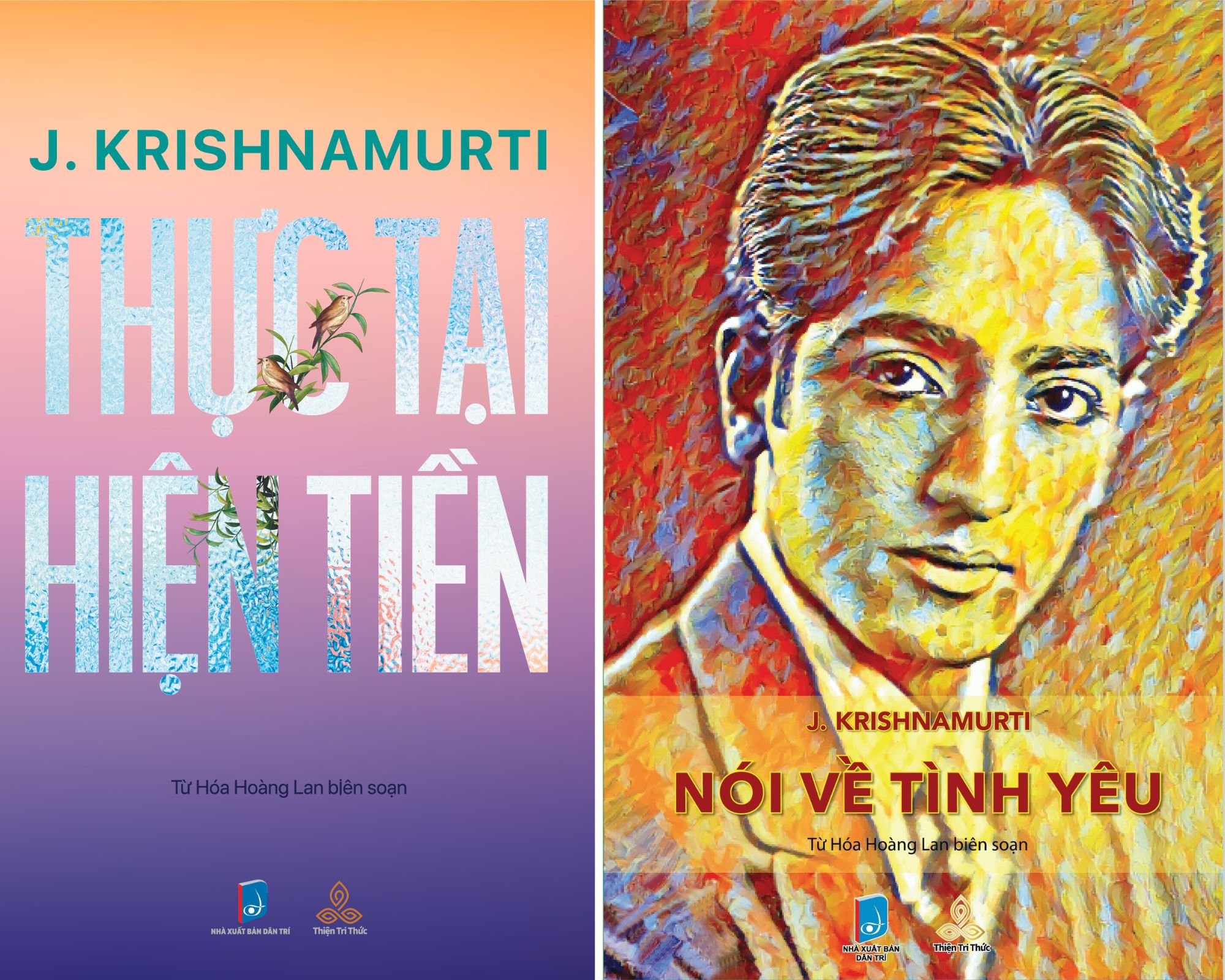 Hình ảnh Combo Sách Krishnamurti Thực Tại Hiện Tiền và Krishnamurti Nói Về Tình Yêu