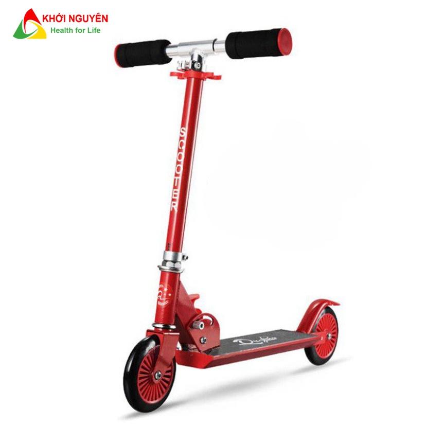 Xe scooter trẻ em cao cấp có chân trống tiện lợi chịu tải lớn đến 50kg với 3 nấc cao cho các bé từ 3-10t