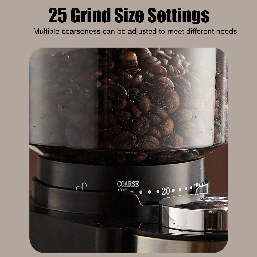 Máy xay cà phe hạt HB-583 Cups Capacity French Press Drip Coffee and Espresso Black 80W