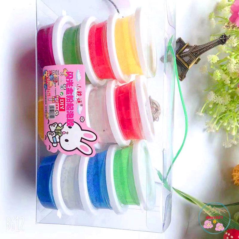 Bộ Slime Trong - Hủ Slam 12 hộp