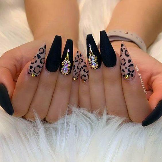 Sticker nails - hình dán móng 3D da beo