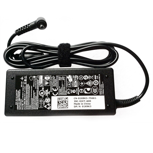 Sạc laptop Dell 19.5v-3.34a đầu đạn (đầu 2 khấc)