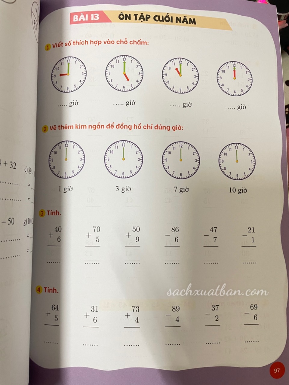 Sách Phát triển Tư duy môn Toán cho học sinh Lớp 1