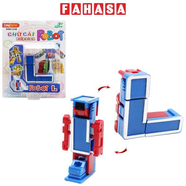 Đồ Chơi Lắp Ráp Biến Hình Robot Chữ Cái L - Cresta DK81238