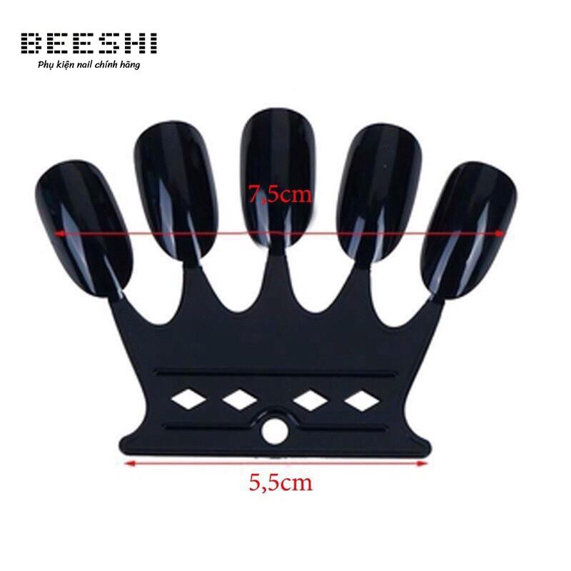 Móng mẫu vương miện beeshi shop nail tập sơn tập vẽ 1 bịch 10 vỉ 50 móng loại tốt