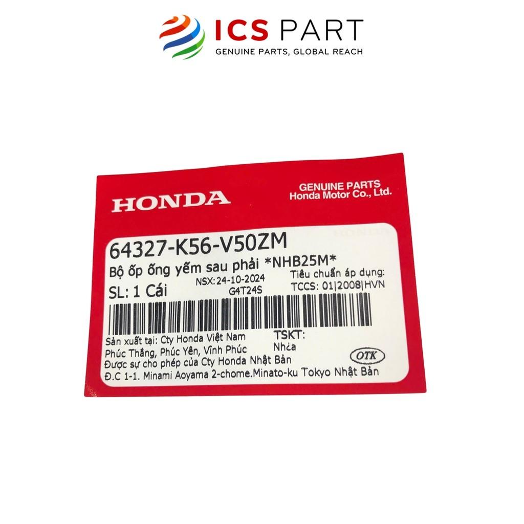 Bộ Ốp Ống Yếm Sau Phải (Ốp Bụng) Nhb25M HONDA Winner X V2 2020 Màu Đen Bóng (64327K56V50ZM)