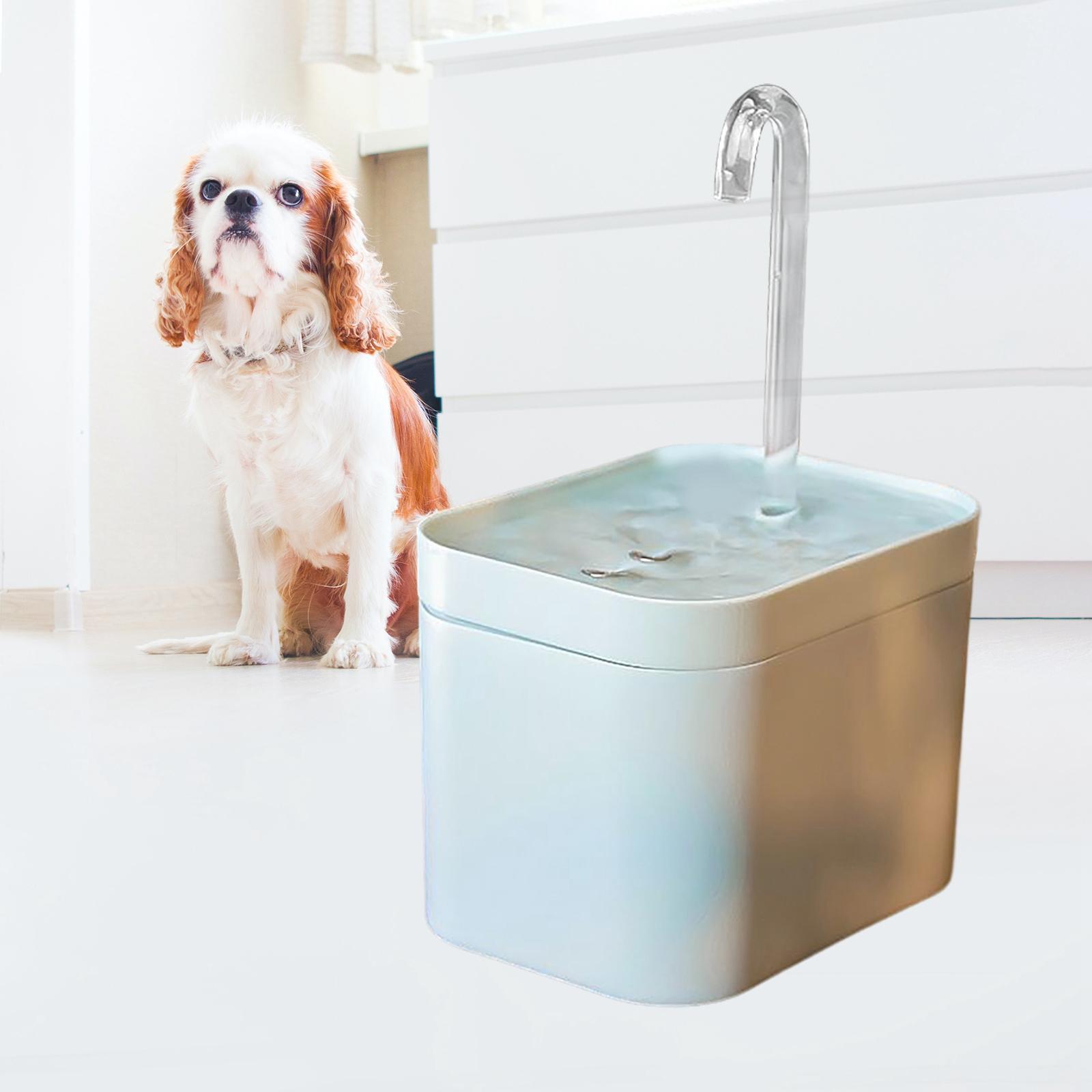 Electric Pet Water Fountain w/ Filter 1.5L Quiet Water Dispenser