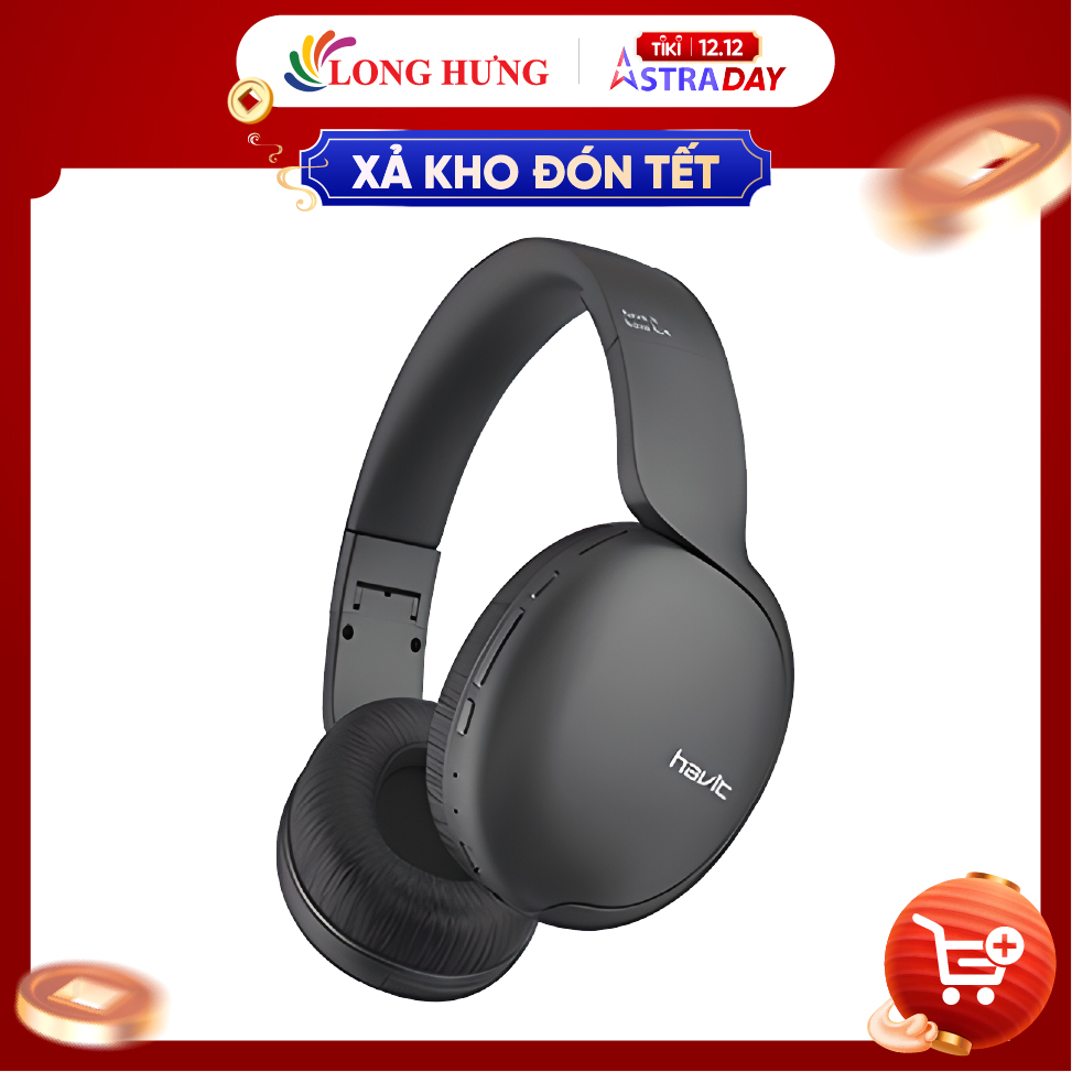 Tai nghe chụp tai Bluetooth Havit H600BT - Hàng chính hãng