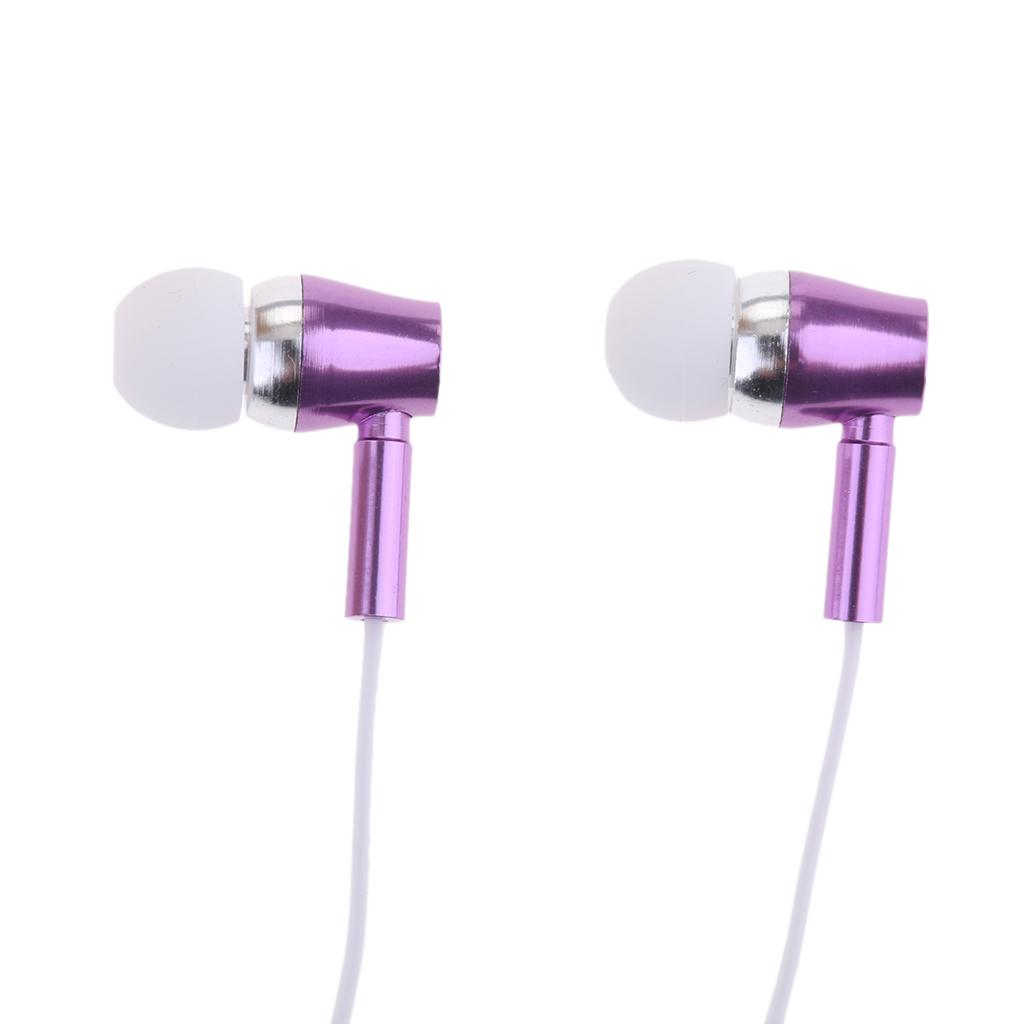 Metal Luminous Headphones Earphone Headset In-Ear Earbud for Phones