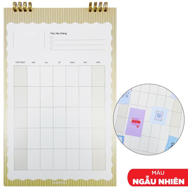 Sổ Lịch Tháng - Blueangel UMP-LL41 (12 Tờ) (Mẫu Màu Giao Ngẫu Nhiên)