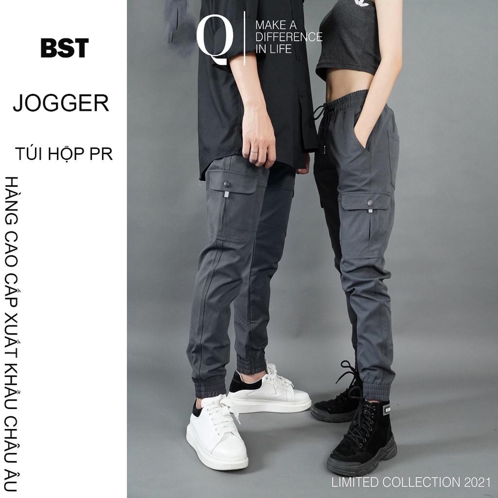 Quần jogger nam túi hộp chất kaki mềm mịn, phong cách đường phố, Vải Nhập Mãy Kĩ Hàng Chuẩn- SoHa Clothing