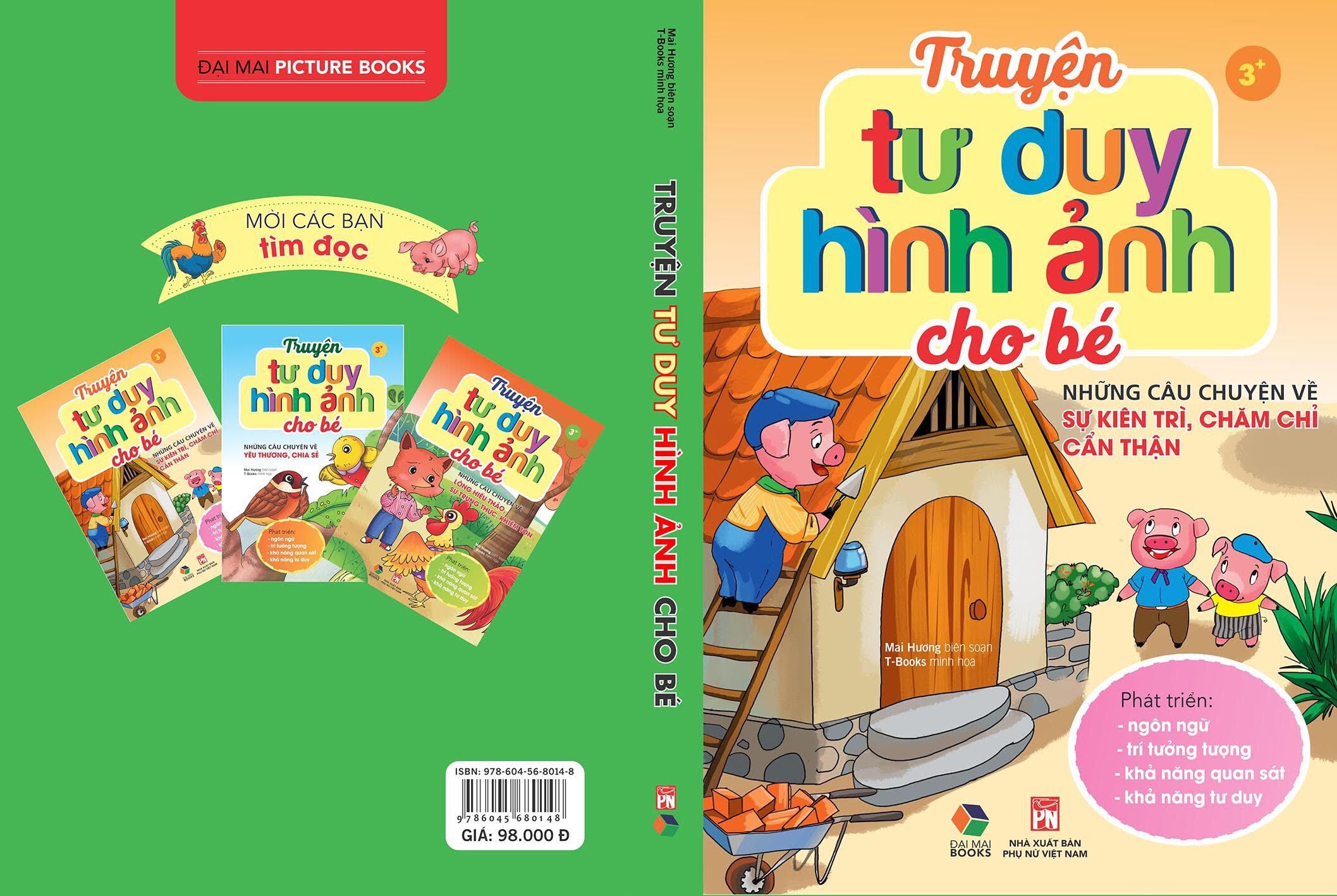 Truyện tư duy hình ảnh cho bé- những câu chuyện về sự kiên trì, chăm chỉ, cẩn thận ( phát triển ngôn ngữ, trí tưởng tượng, khả năng quan sát.....