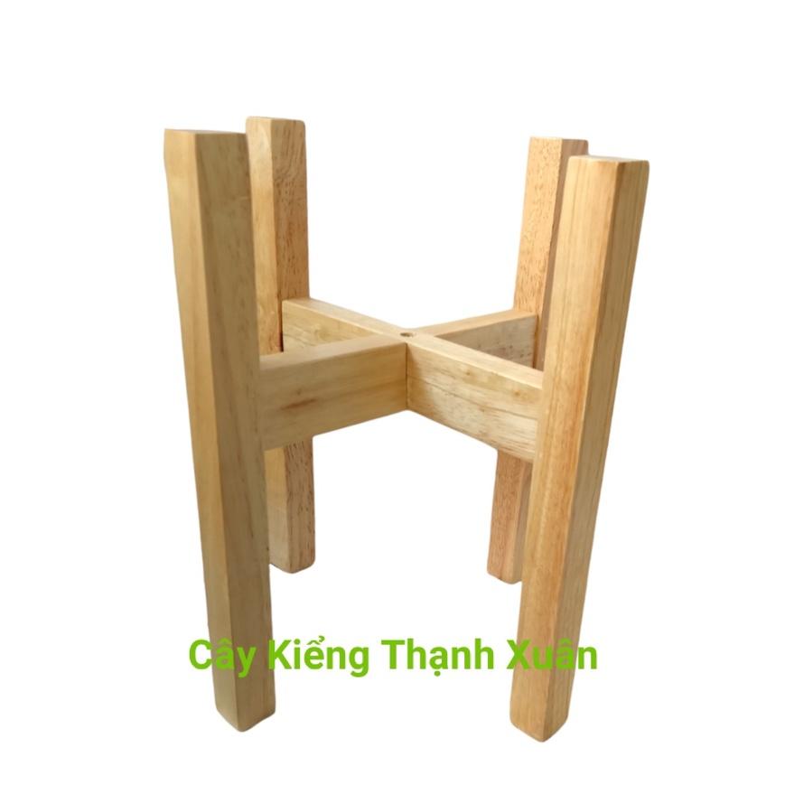 Kệ Đôn Giá Gỗ Để Chậu Cây, Chậu Hoa Trang Trí Nhà Cửa, KT Lọt Lòng 20cm, Kệ Tháo Rời, Màu Gỗ