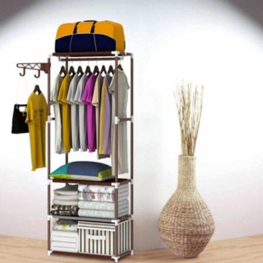 Kệ treo quần áo 3 tầng thông minh