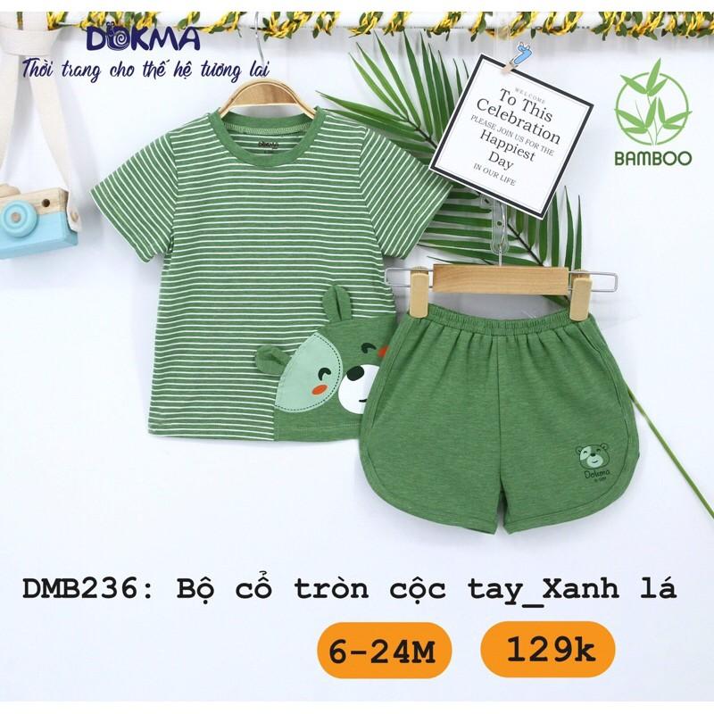 Bộ cotton cho bé 3-24m cực thấm mồ hôi và mềm mại ạ