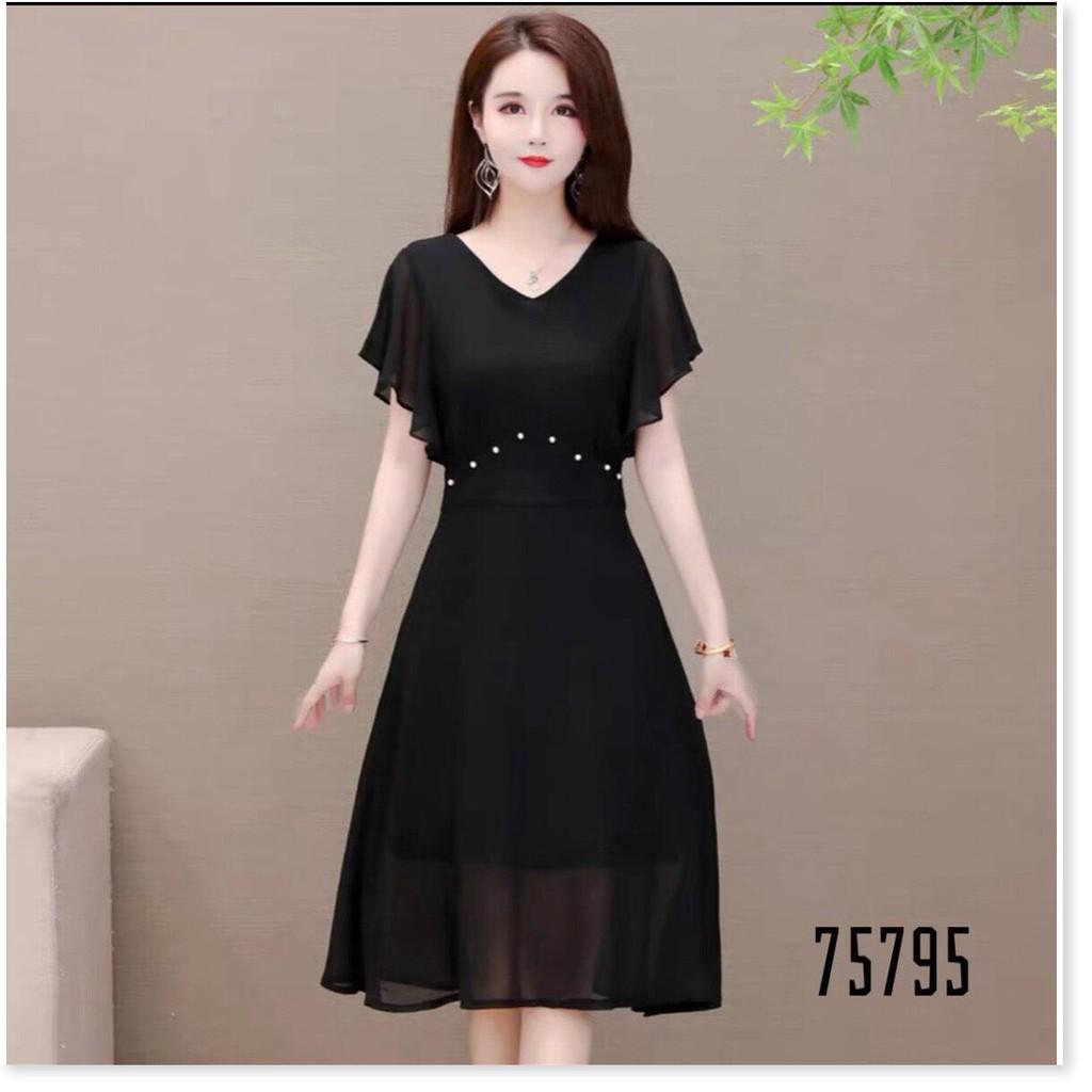 ĐẦM XÒE VINTAGE NỮ CỔ CHỮ V SIÊU SANG /CÓ SIZE 70KG