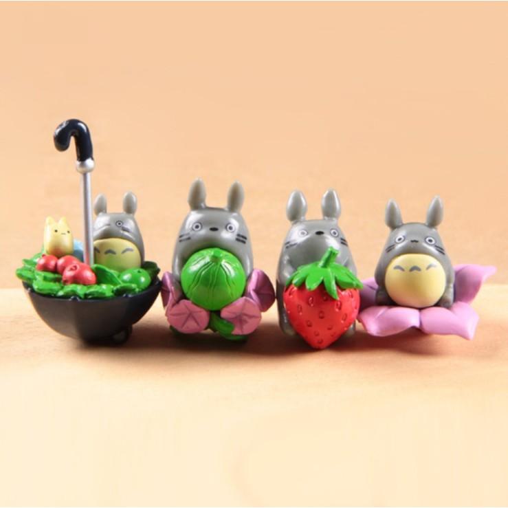 Mô hình 9 mẫu Totoro nhỏ xinh cho các bạn trang trí tiểu cảnh, terrarium, DIY