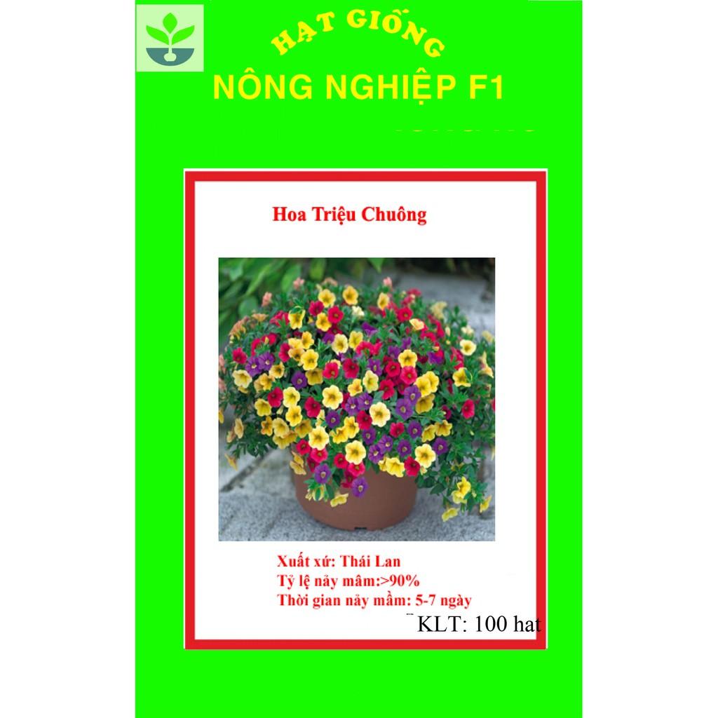 Gói 100 hạt giống hoa triệu chuông nhiều màu