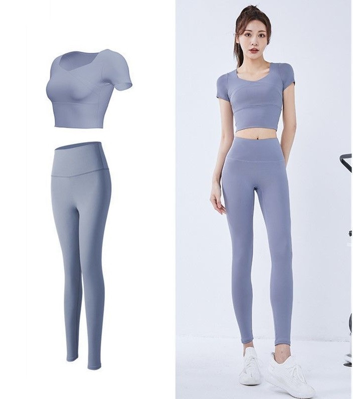 Set đồ thể thao, bộ đồ quần áo tập gym yoga nữ áo croptop quần dài legging loại đẹp