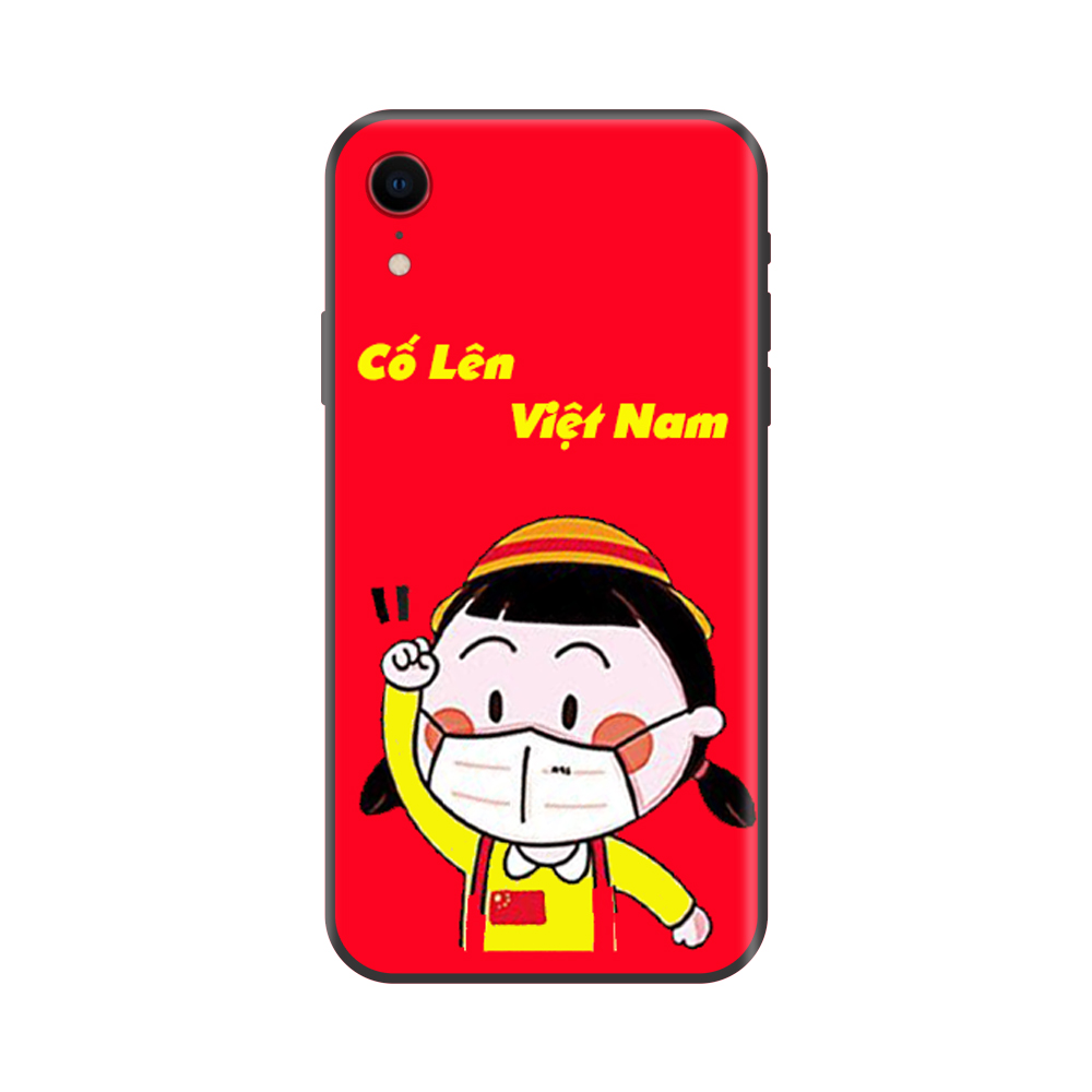 Ốp lưng Viền Dẻo TPU cho điện thoại IPHONE XR Cổ Vũ Cố Lên Việt Nam