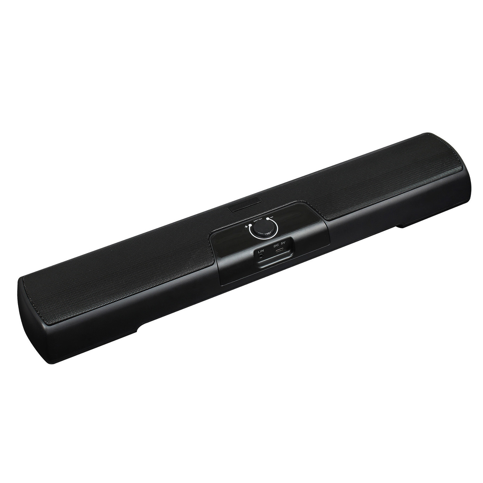 HXSJ Q3 3.5mm Wired Computer Speaker 10W Soundbar Home Theater PC Sound Bar Volume Control USB Powered for TV Laptop