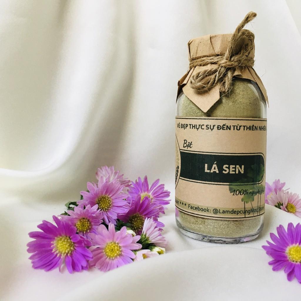 Bột đắp mặt Lá Sen chữa nám nguyên chất 100ml
