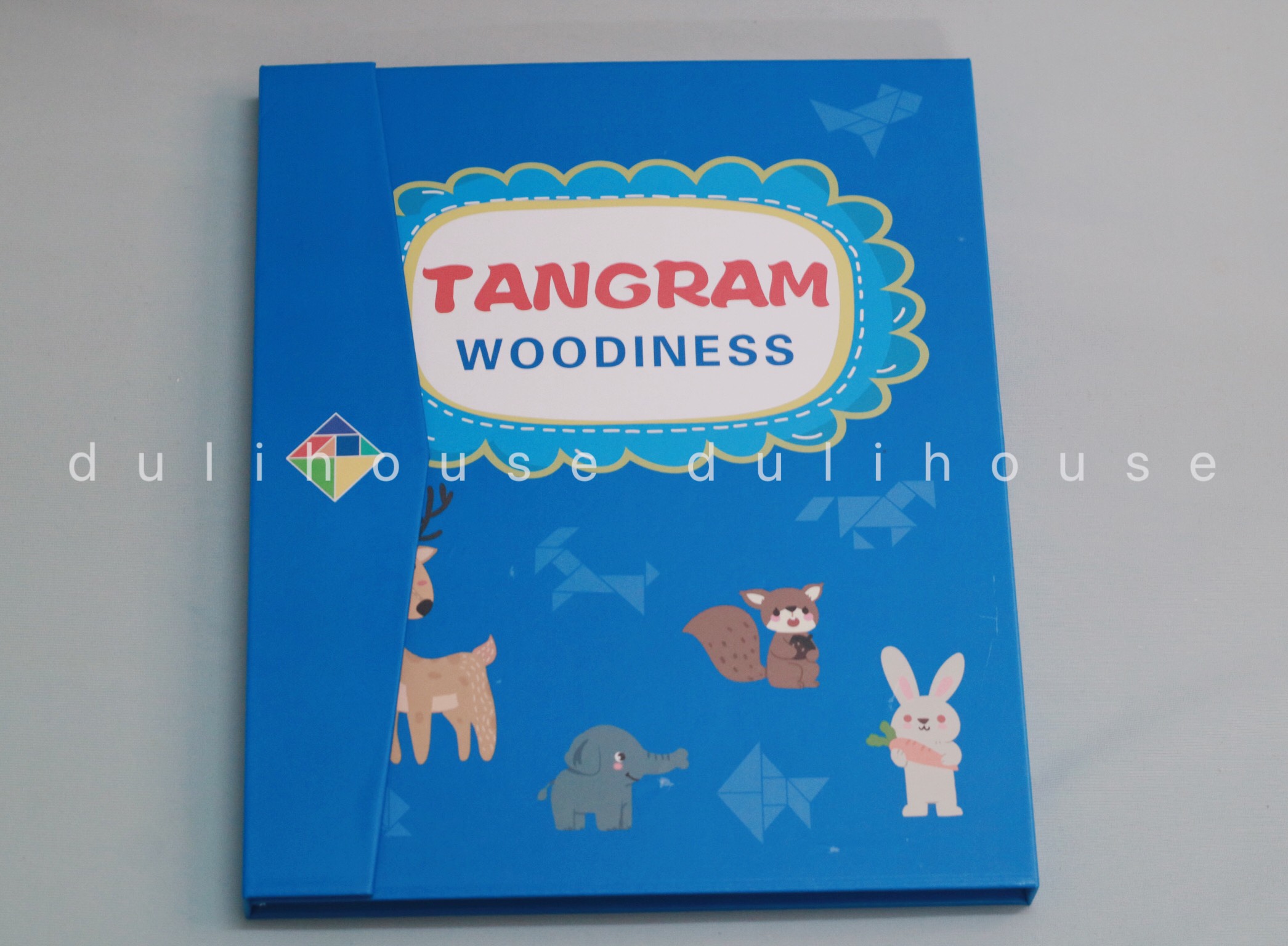 Đồ chơi gỗ Bộ Tangram 7 mảnh nam châm