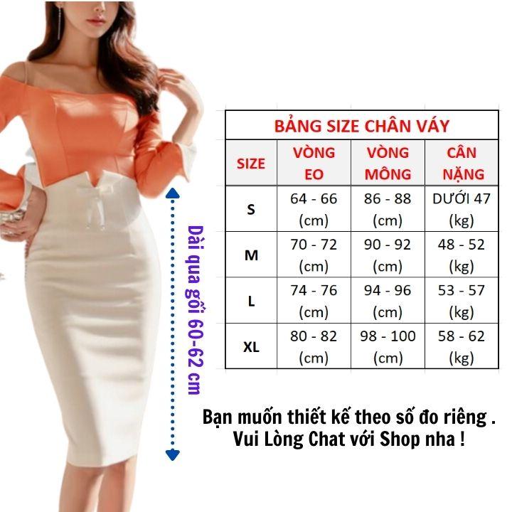 Chân váy bút chì công sở dài 62cm hàng thiết kế cao cấp chất vải co giãn thoáng mát - Chân váy nữ