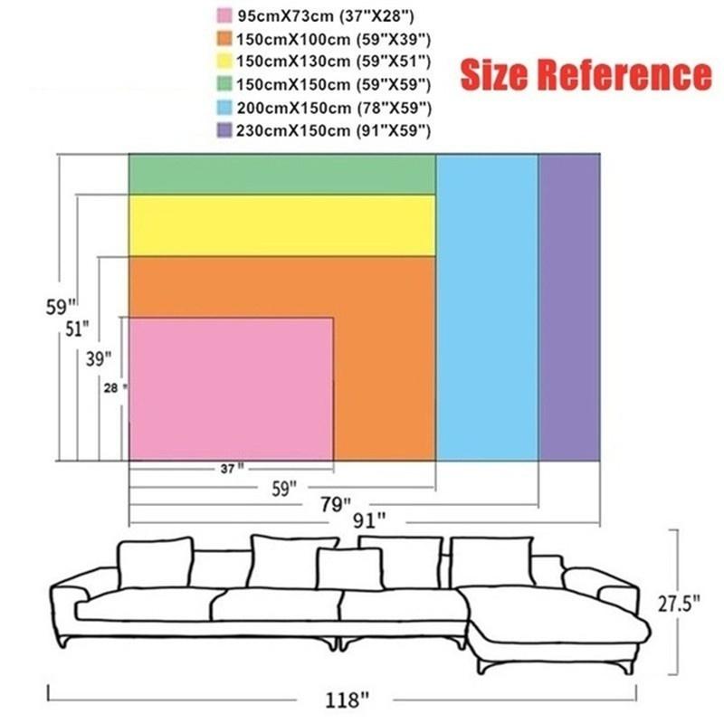Trái Đất Mandala 3 Cấp Thời Trang Trang Trí Phòng Hoa Văn In Thảm Treo Tường Phòng Ngủ Thảm Trải Giường