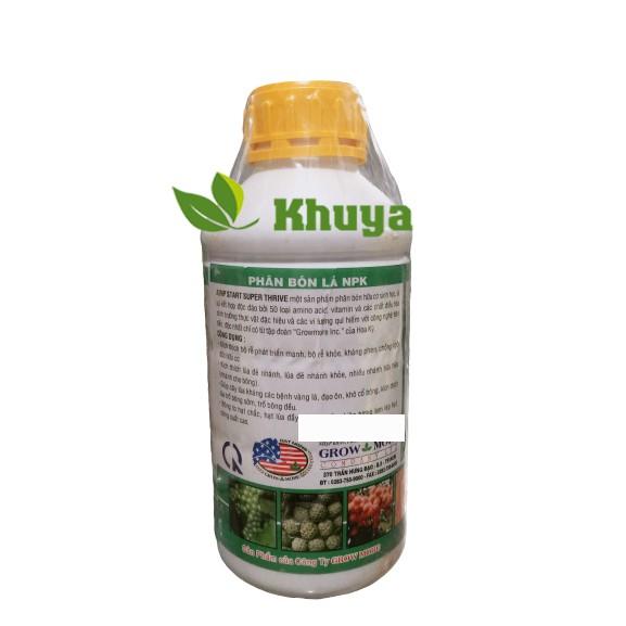 Phân bón lá Growmore Jump Start Super Thrive 1 lít Vitamin, Amino Acid & Auxin