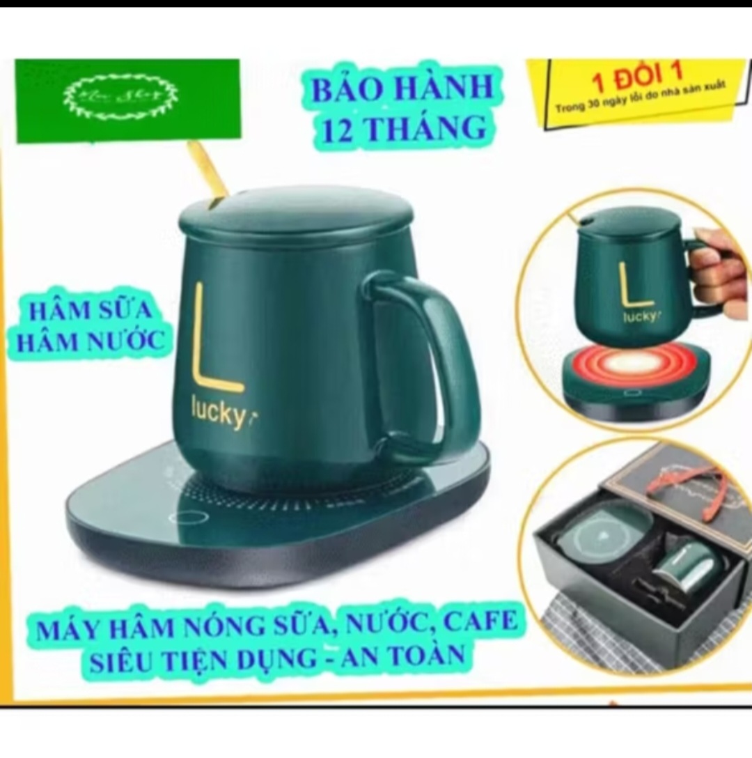BỘ ĐẾ CỐC HÂM LÀM NÓNG NƯỚC GIỮ NHIỆT BẰNG XỨ GỐM CỰC ĐẸP